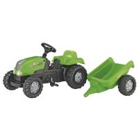 Веломобіль Rolly Toys Трактор з причіпом rollyKid-X зелений (012169)