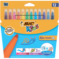 Фломастери Bic Kid Coleour XL, 12 кольорів (bc8289662)