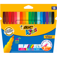 Фломастери Bic Kids Visa 880, 18 кольорів (bc888681)