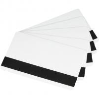 Картка пластикова чиста IDCard с магнитной полосой, white (01-040)