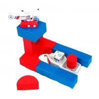 Іграшка для ванної Just Think Toys Берегова Охорона - Човен та Гелікоптер (22091)