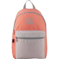 Рюкзак шкільний GoPack Сity 159-2 персиковий (GO20-159L-2)