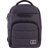 Рюкзак шкільний GoPack Сity 144-2 сірий (GO21-144M-2)