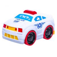 Розвиваюча іграшка BeBeLino Сенсорна поліцейська машина Перевернути і їдь (58010-1)