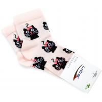 Шкарпетки UCS Socks з котиками (M0C0101-2115-1G-pink)