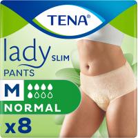 Підгузки для дорослих Tena Трусики для жінок Lady Slim Pants Normal Medium 8 шт (7322541226842)