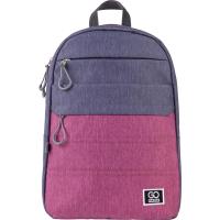 Рюкзак шкільний GoPack Сity 118-1 cірий, рожевий (GO21-118L-1)