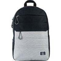 Рюкзак шкільний GoPack Сity 118-2 чорний, сірий (GO21-118L-2)