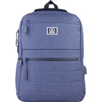 Рюкзак шкільний GoPack Сity 167-3 синій (GO21-167M-3)