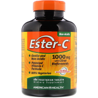 Вітамін American Health Естер-С з Біфлавоноідами, Ester-C, 1000 мг, 180 таблеток (AMH-16984)
