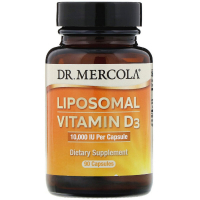 Вітамін Dr. Mercola Вітамін D3 Ліпосомальний, 10000 МО, Liposomal Vitamin D3, 90 (MCL-03201)
