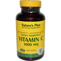 Вітамін Natures Plus Вітамін С Повільного Вивільнення, 1000 мг, 180 Таблеток (NTP2310)