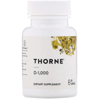 Вітамін Thorne Research Вітамін D3, 1000МЕ, 90 капсул (THR-12801)