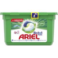 Капсули для прання Ariel Pods Все-в-1 Гірське джерело 12 шт. (4015600949709)