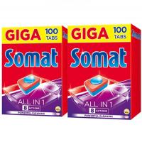 Таблетки для посудомийних машин Somat All in 1 2x100 шт. (9000101420227)