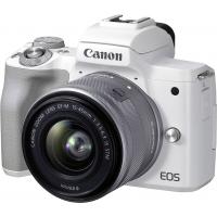 Цифровий фотоапарат Canon EOS M50 Mk2 + 15-45 IS STM Kit White (4729C028)