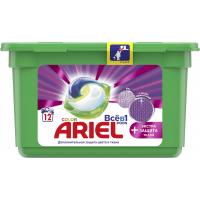 Капсули для прання Ariel Pods Все-в-1 + Екстра захист тканини 12 шт. (8001841959566)