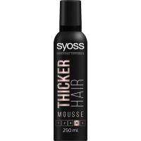 Мус для волосся Syoss Thicker Hair з ефектом потовщення волосся Фіксація 4 250 мл (5410091751517)