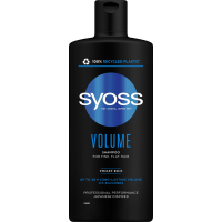 Шампунь Syoss Volume з Фіолетовим Рисом для тонкого волосся без об'єму 440 мл (4015100338942/9000101277296)