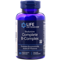 Вітамін Life Extension Комплекс Вітамінів Групи В, BioActive Complete B-Complex, 60 (LEX-19456)