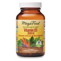 Вітамін MegaFood Вітамін D3 2000 IU, Vitamin D3, 60 таблеток (MGF-10221)