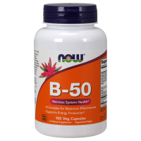 Вітамін Now Foods B-Комплекс 50, 100 гелевих капсул (NOW-00420)