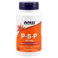 Вітамін Now Foods P-5-P (піридоксальфосфат) 50мг, 90 гелевих капсул (NOW-00461)