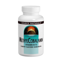 Вітамін Source Naturals Метилкобаламін (В12) 5 мг, Смак Вишні, 60 таблеток для расс (SNS-01329)