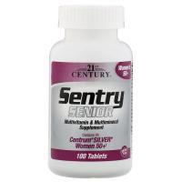 Мультивітамін 21st Century Мультивітаміни і Мультімінерали для Жінок 50+, Sentry Senior (CEN27542)