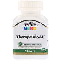 Мультивітамін 21st Century Мультивітаміни Терапевтичні, Therapeutic-M, 130 таблеток (CEN-22368)