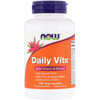 Мультивітамін Now Foods Мультивітаміни, Daily Vits, Multi Vitamin & Mineral, 120 кап (NOW-03776)