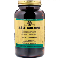 Мультивітамін Solgar Мультивітаміни для Чоловіків, Male Multiple, 120 таблеток (SOL-01206)