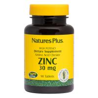 Мінерали Natures Plus Цинк 30 мг, 90 таблеток (NTP3641)
