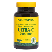 Вітамін Natures Plus Вітамін С, Ultra-C, 2000мг, Nature's Plus, 60 таблеток (NTP2220)