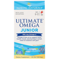 Жирні кислоти Nordic Naturals Риб'ячий Жир Для Підлітків, Ultimate Omega Junior, 680 мг, 9 (NOR-01798)