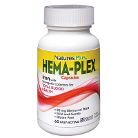Вітамінно-мінеральний комплекс Natures Plus Комплекс для Підтримки Оптимального Здоров'я Крові, Hem (NAP-03772)