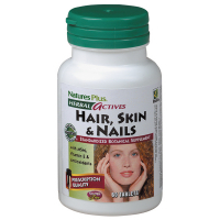 Вітамінно-мінеральний комплекс Natures Plus Рослинний Комплекс для Волос, Шкіри і нігтів, Herbal Active (NTP7476)