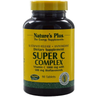 Вітамінно-мінеральний комплекс Natures Plus Супер Комплекс Вітаміну С, Уповільнений Вивільнення, (NTP2480)
