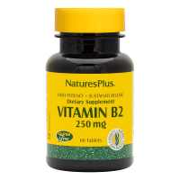 Вітамін Natures Plus Рибофлавін, Вітамін B-2, 250 Мг, 60 Таблеток (NAP-01635)