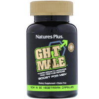 Вітамін Natures Plus Підсилювач Тестостерона для Чоловіків, GHT Male, 90 гелевих (NAP-48719)