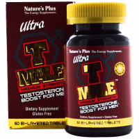 Вітамін Natures Plus Підсилювач Тестостерона для Чоловіків, Ultra T Male, 60 табл (NAP-48716)