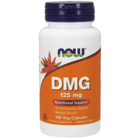 Вітамін Now Foods Диметилгліцин, DMG, 125 мг, 100 вегетаріанських капсул (NOW-00472)