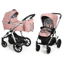 Коляска Baby Design 2 в 1 Bueno 208 pink (без вишивки) (204401)