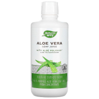 Трави Nature's Way Алое віра органічний сік, Aloe Vera, Leaf Juice 1000 мл (NWY-14280)
