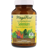 Мінерали MegaFood Селен, Selenium, 60 таблеток (MGF-10186)