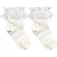Шкарпетки UCS Socks з рюшами (M0C0102-2022-12-cream)
