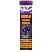 Трави Sambucol Чорна Бузина, Вітамін С і Цинк, 15 шипучих таблеток (SBL-00129)