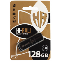 USB флеш накопичувач Hi-Rali 128GB Taga Series Black USB 3.0 (HI-128GBTAG3BK)
