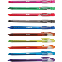 Ручка гелева Unimax набір Trigel-3 асорті кольорів 0.5 мм, 10 кольорів корпусу (UX-132-20)
