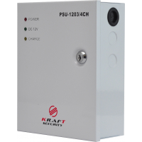 Блок живлення для систем відеоспостереження Kraft Energy PSU-1203/4CH